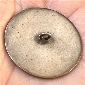 Livery crest button of Royal Coronet of Rank with heart, crown, wings, verbal.