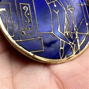 Two French Fops buttons