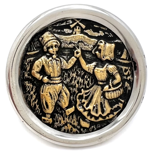 SCARCE “Dutch Dancers" button. 