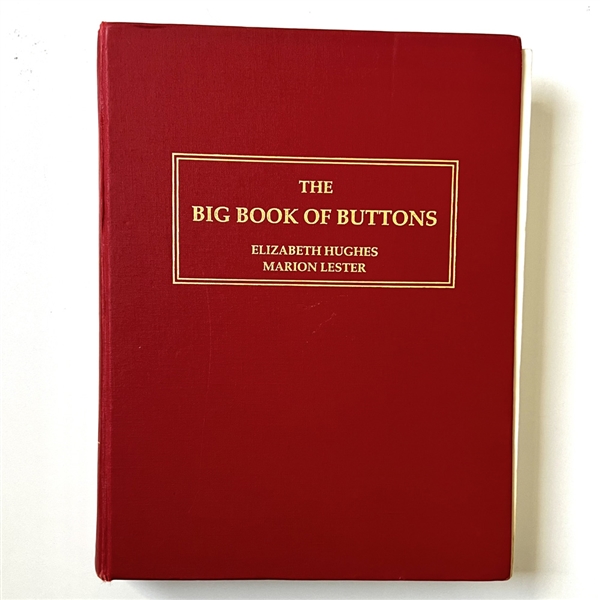 Big Book of Buttons, original single volume in a fabric book bag cover.