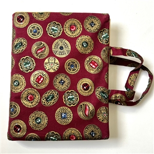 Big Book of Buttons, original single volume in a fabric book bag cover.