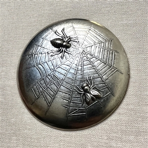 Card of nineteen insect buttons. 