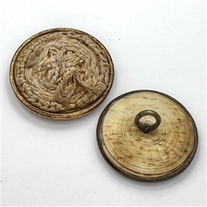 Two 18th c. French buttons.