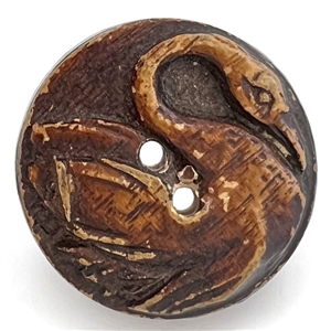 Burwood swan sew-thru button. 