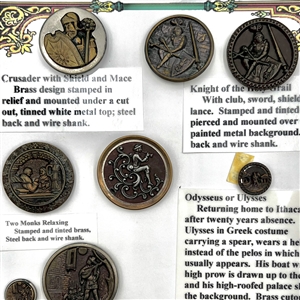 Card of nine story and people buttons.