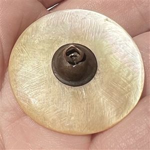 An 18th c. pearl with center star and paste.