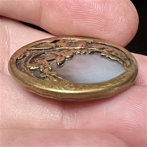 RARE “Bird Family on a Branch button.